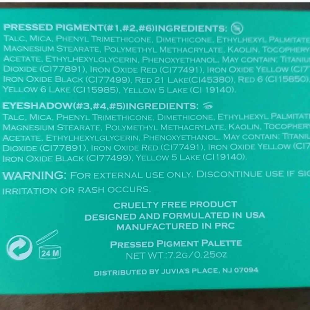 Juvia's Place The Nubian Mini Eyeshadow Pallet